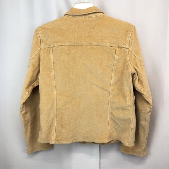 Charter Club Women's Plus Size 16 Corduroy Blazer Jacket Golden Yellow - Picture 2 of 11